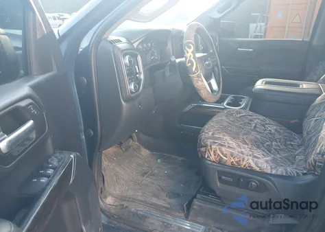 2021 GMC Sierra 1500 4Wd Short Box Elevation from USA, damaged, VIN 3GTU9CED2MG344693